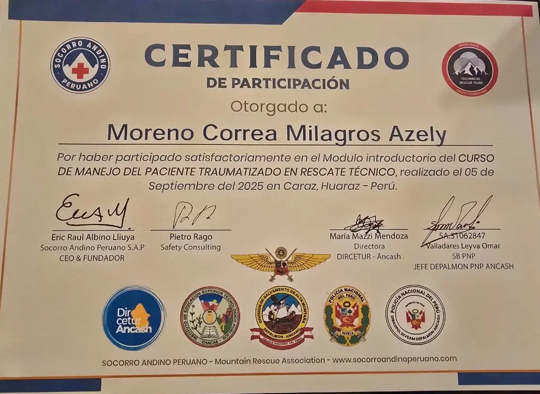 Certificado de Rescate