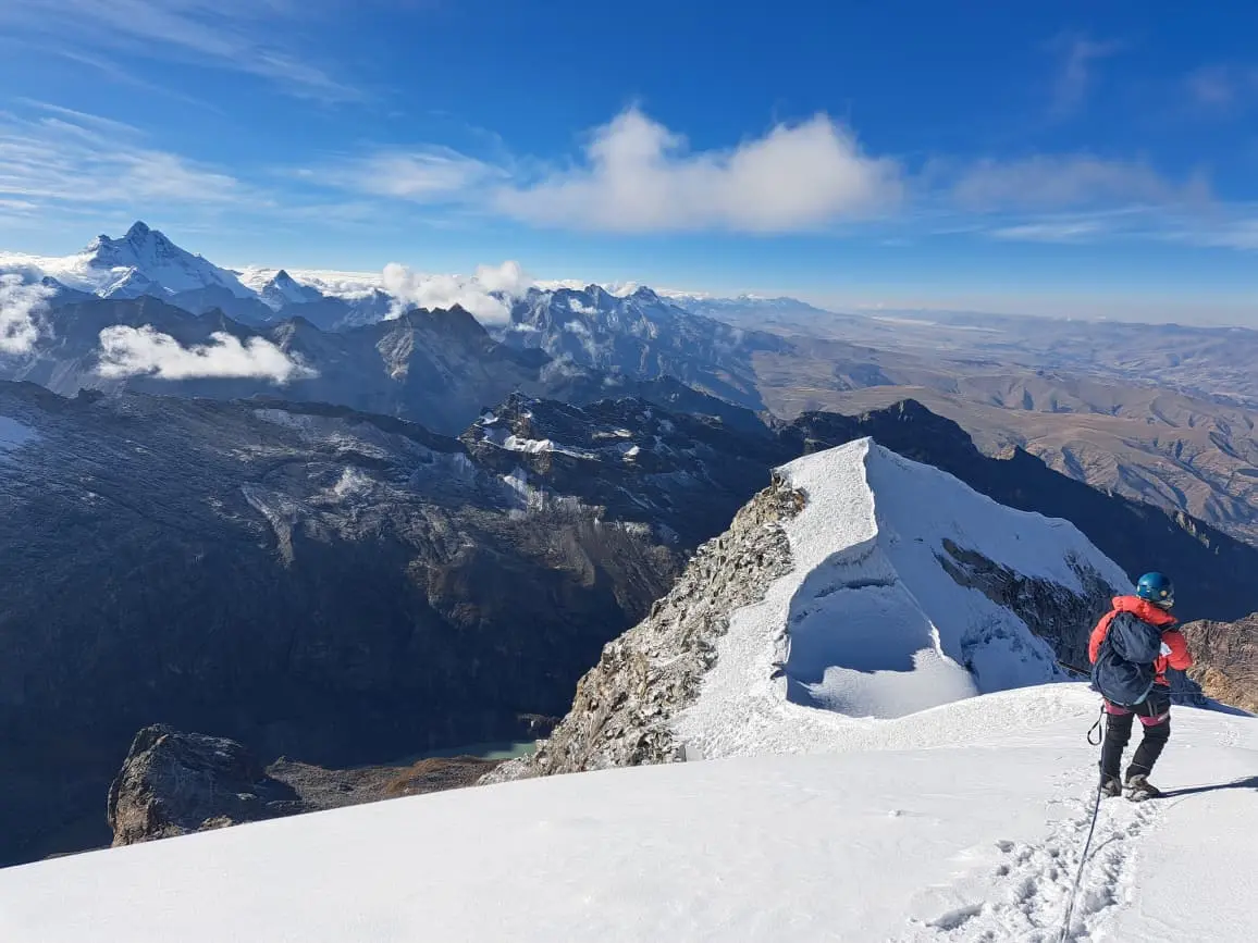 Escalada nevado vallunaraju Cordillera Blanca - Peru - 7