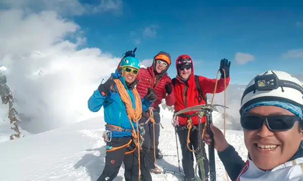 Caminata ascensión santa Cruz - llanganuco - pisco - huascaran - 1