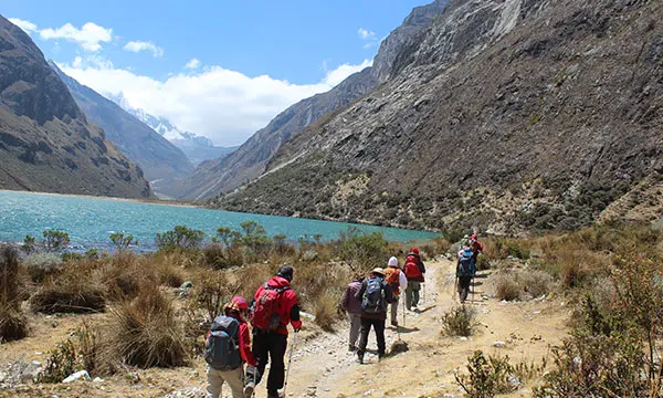 Caminata ascensión santa Cruz - llanganuco - pisco - huascaran - 3