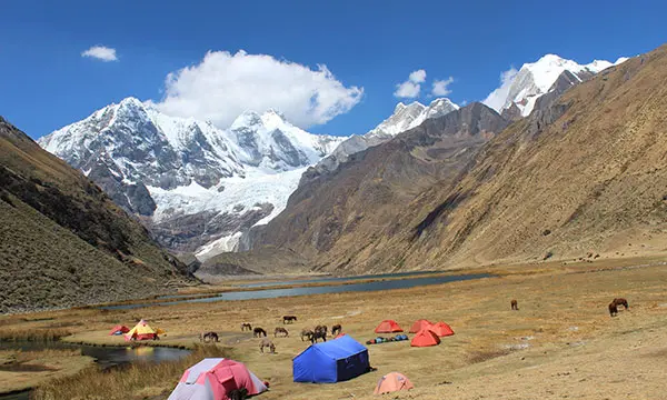 Trekking y ascencion llamac - nevado leon dormido - cajatambo - 1
